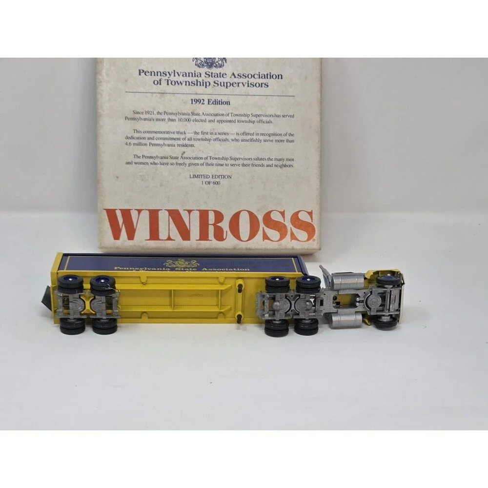 Winross PSATS Pennsylvania Township Supervisors 1992 Die Cast Truck 1/64 NIB 600